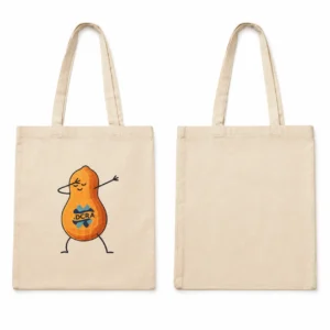 Bolsa tote DCRA “Cacahuete”: divertida, práctica y con propósito