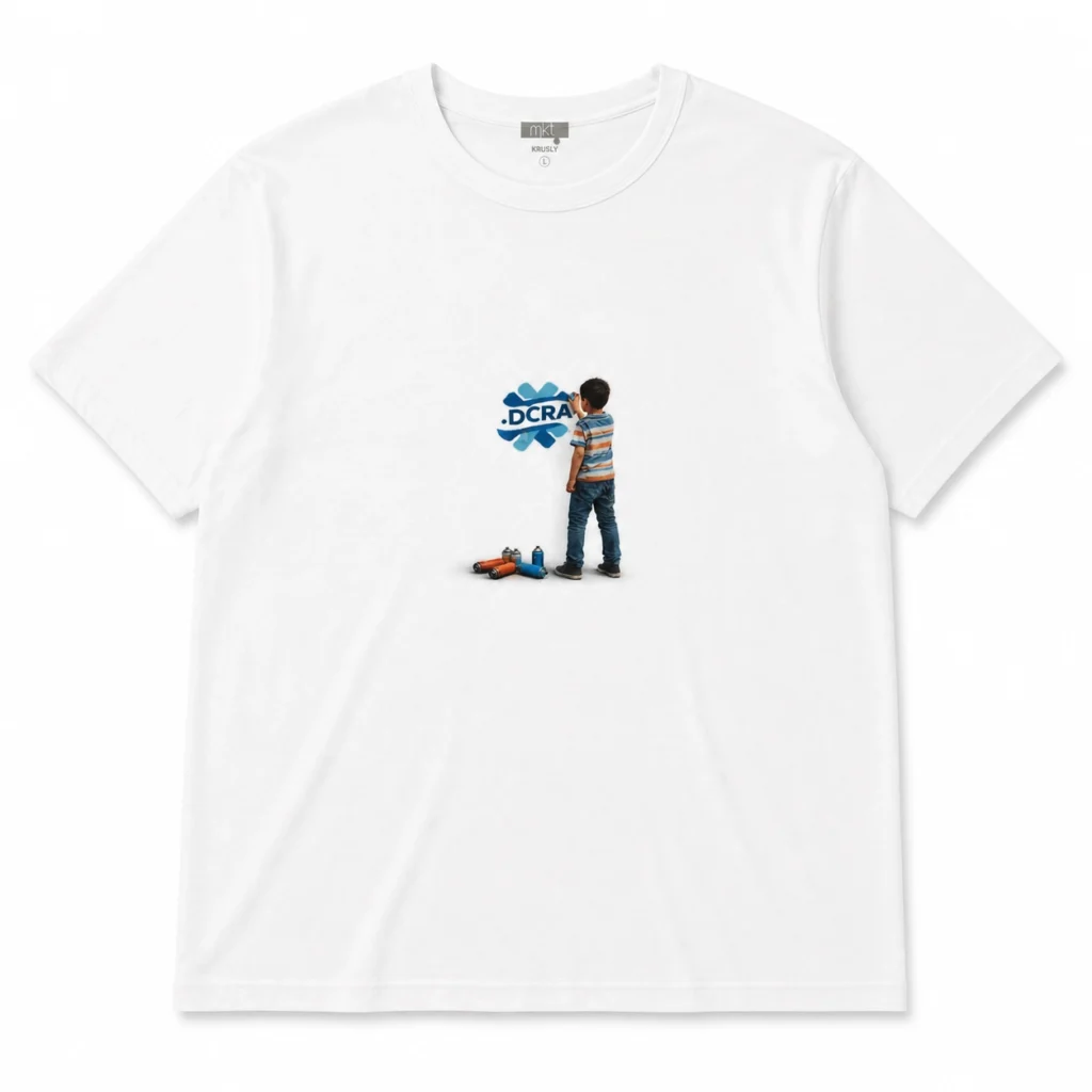 Camiseta DCRA “Pequeño artista”: creatividad, ternura y propósito