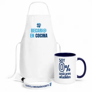Pack DCRA “Cocina con propósito”: delantal, taza y pulsera solidaria