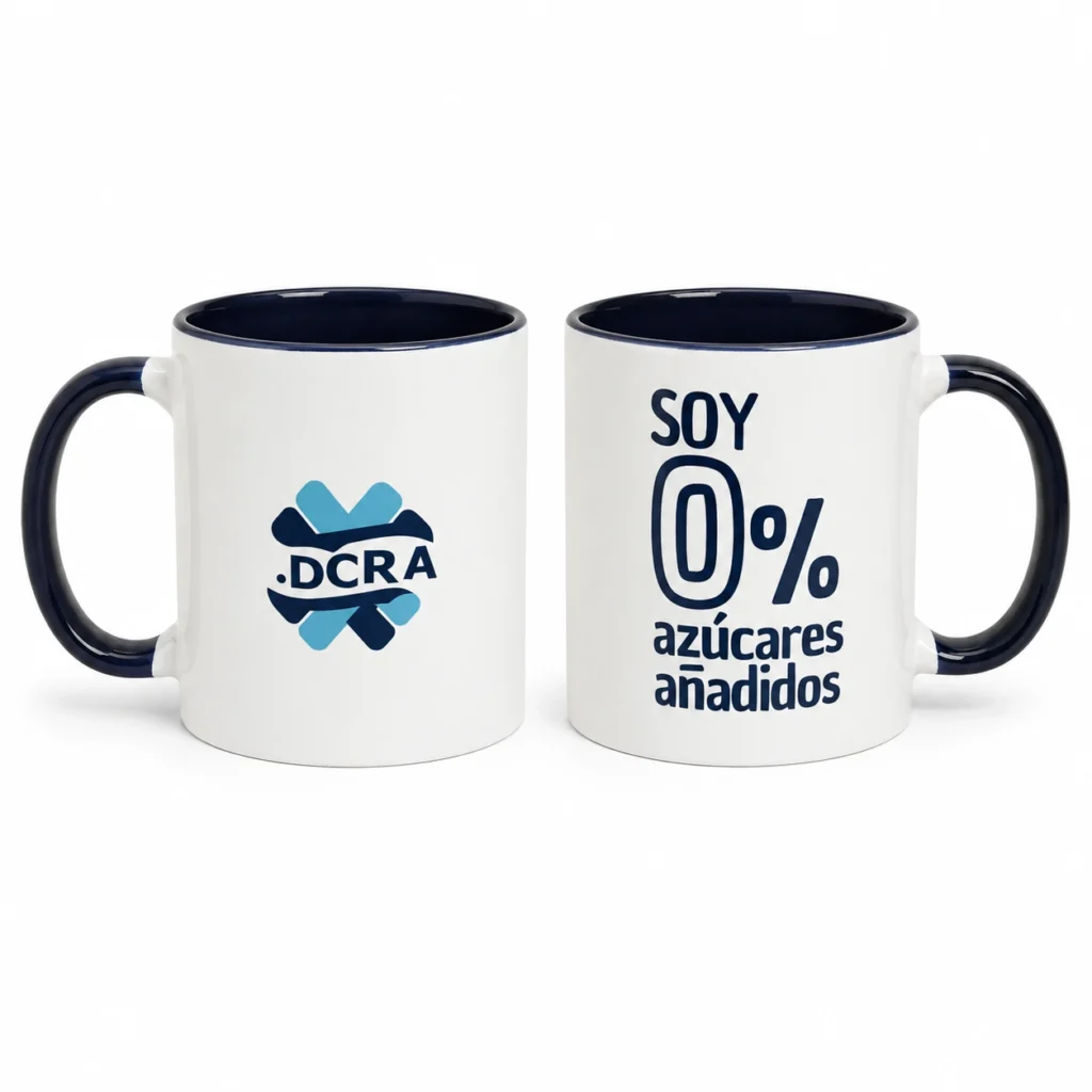 Taza DCRA “0% azúcares añadidos”: energía positiva desde el primer café