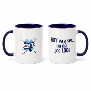 Taza DCRA “Hoy va a ser un día de 100”: optimismo, café y propósito